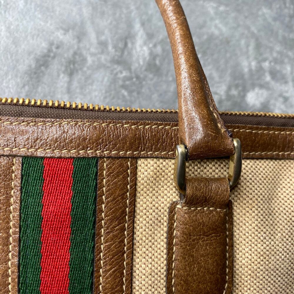 Vintage Tote Bag Gucci esch large  handbag - Picture 6 of 11